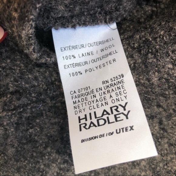 Hilary Radley REVERSIBLE wool coat - Picture 7 of 9